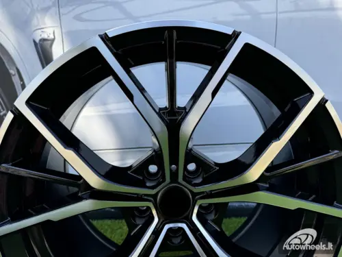 Ratlankis R19x8  5X112  ET  30  66.6  B1667  Black Polished (MB)  For BMW  (Z3)  (NEW Model BMW 5 (Rear+Front))