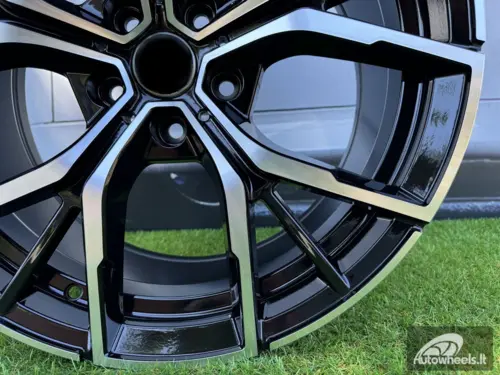 Ratlankis R19x8  5X112  ET  30  66.6  B1667  Black Polished (MB)  For BMW  (Z3)  (NEW Model BMW 5 (Rear+Front))