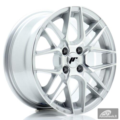 JR Wheels JR28 15x7 ET25 4x100 Silver Machined Face