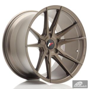 JR Wheels JR21 19x11 ET15-30 5H BLANK Matt Bronze