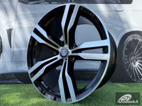 Ratlankis R20x10  5X112  ET  41  66.6  B5327  Black Polished (MB)  For BMW  (P)  (Rear+Front)
