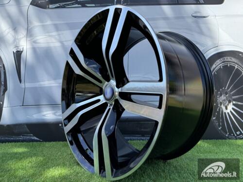 Ratlankis R20x10  5X112  ET  41  66.6  B5327  Black Polished (MB)  For BMW  (P)  (Rear+Front)