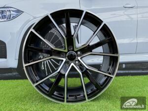 Ratlankis R20x9  5X112  ET  31  66.5  B5131  (IN5348)  Black Polished (MB)  For AUD  (P1)