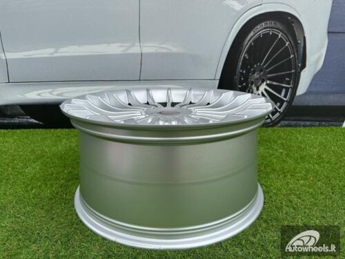 Ratlankis R20x8.5  5X120  ET  14  72.6  BK273  Silver (SI)  For BMW  (K4+P)  (ALPINA Style Rear+Front)