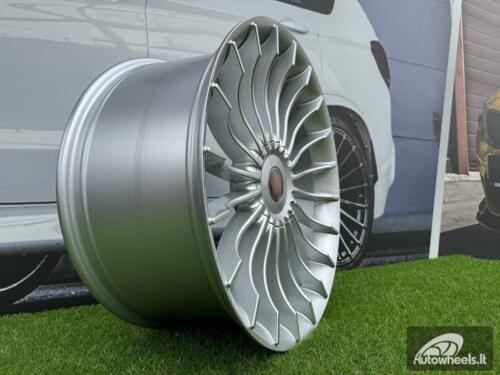 Ratlankis R20x8.5  5X120  ET  14  72.6  BK273  Silver (SI)  For BMW  (P)  (ALPINA Style Rear+Front)