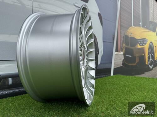 Ratlankis R20x8.5  5X120  ET  14  72.6  BK273  Silver (SI)  For BMW  (P)  (ALPINA Style Rear+Front)