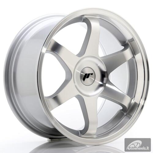 JR Wheels JR3 18x9 ET35-40 BLANK Silver Machined Face