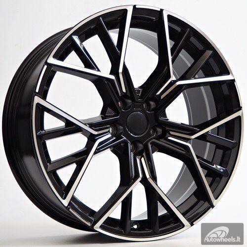 Ratlankis Borg 9,5X20 5X112 ET38 66,56 Black Milling