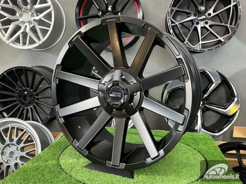 Ratlankis R20x9  6X139.7  ET  0  110.1  B1443  Black Half Matt (BLHM)  For 4X4  (P)