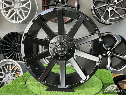 Ratlankis R20x9  6X139.7  ET  0  110.1  B1443  Black Half Matt (BLHM)  For 4X4  (P)