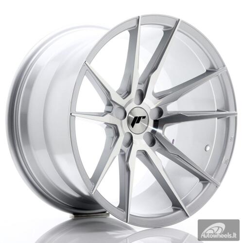 JR Wheels JR21 19x11 ET15-30 5H BLANK Silver Machined Face