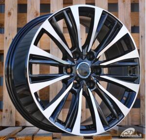 Ratlankis R20x8.5  6X139.7  ET  25  106.1  B1778  Black Polished (MB)  For 4X4  (K3)  (TOYOTA)