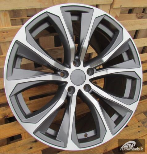 Ratlankis R19x9  5X120  ET  48  74.1  B1266  Grey Polished (MG)  For BMW  (K3)  (X5)