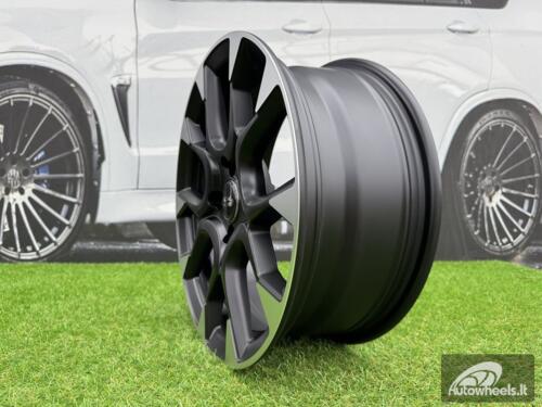 Ratlankis R16x6.5  4X98  ET  35  58.1  B1675  Black Polished Half Matt (MBHM)  For FIAT  (Z2)  (ABARTH Style)