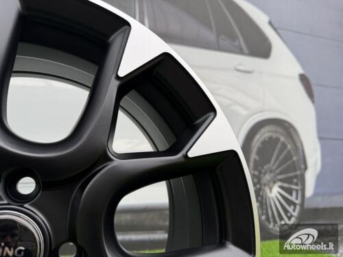 Ratlankis R16x6.5  4X98  ET  35  58.1  B1675  Black Polished Half Matt (MBHM)  For FIAT  (Z2)  (ABARTH Style)