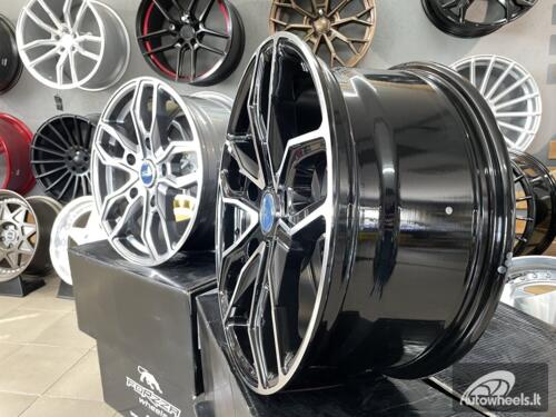 Ratlankis R20x8.5  5X160  ET  50  65.1  B1251  Black Polished+Powder Coating (MBPC)  For FORD  (K3)