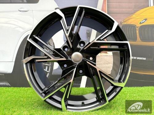 Ratlankis R20x8.5  5X160  ET  50  65.1  B1800  Black Polished (MB)  For FORD  (K3)