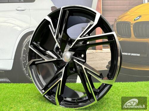 Ratlankis R20x8.5  5X160  ET  50  65.1  B1800  Black Polished (MB)  For FORD  (K3)