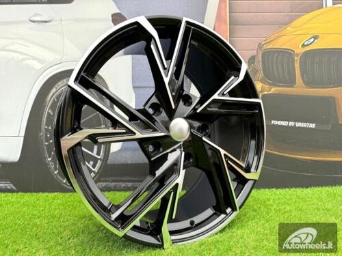 Ratlankis R20x8.5  5X160  ET  50  65.1  B1800  Black Polished (MB)  For FORD  (K3)