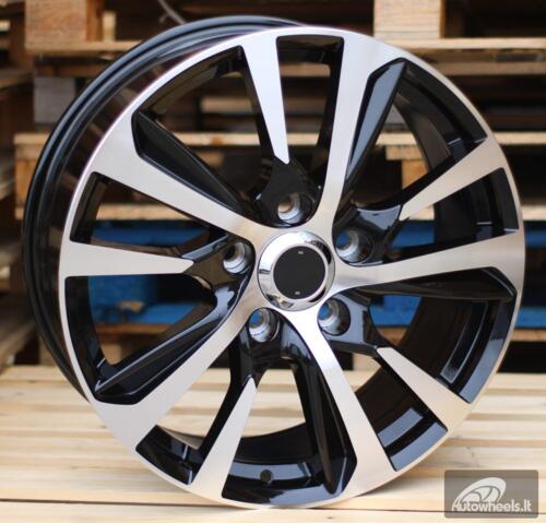 Ratlankis R21x8.5  5X150  ET  60  110.5  B1447  Black Polished (MB)  For TOYOT  (K3)  (TOYOTA/LEXUS)
