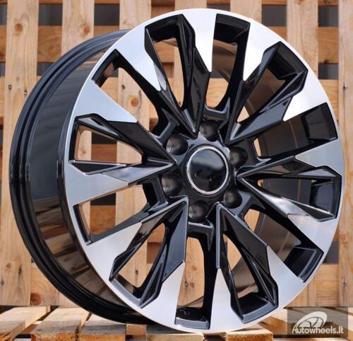Ratlankis R20x8.5  6X139.7  ET  20  106.1  B1734  Black Polished (MB)  For 4X4  (K3)  (TOYOTA)