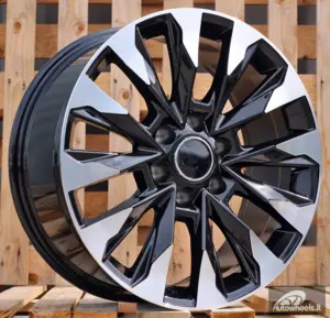 Ratlankis R20x8.5  6X139.7  ET  20  106.1  B1734  Black Polished (MB)  For 4X4  (K3)  (TOYOTA)