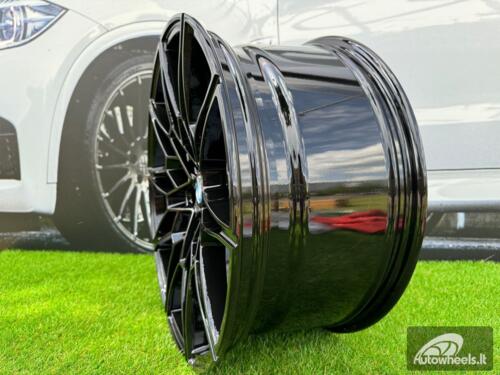 Ratlankis R19x8  5X112  ET  25  66.6  B1674  Black (BL)  For BMW  (Z3+Z2)  (Rear+Front)
