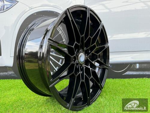 Ratlankis R19x8  5X112  ET  25  66.6  B1674  Black (BL)  For BMW  (Z3+Z2)  (Rear+Front)