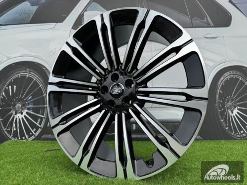 Ratlankis R22x9.5  5X108  ET  45  63.3  B1808  Black Polished (MB)  For LAND  (P)