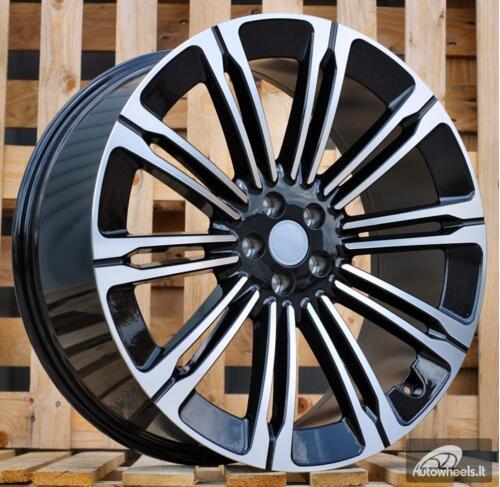 Ratlankis R22x9.5  5X108  ET  45  63.3  B1808  Black Polished (MB)  For LAND  (P)