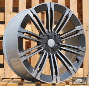 Ratlankis R22x9.5  5X108  ET  45  63.3  B1808  Grey Polished (MG)  For LAND  (K3)