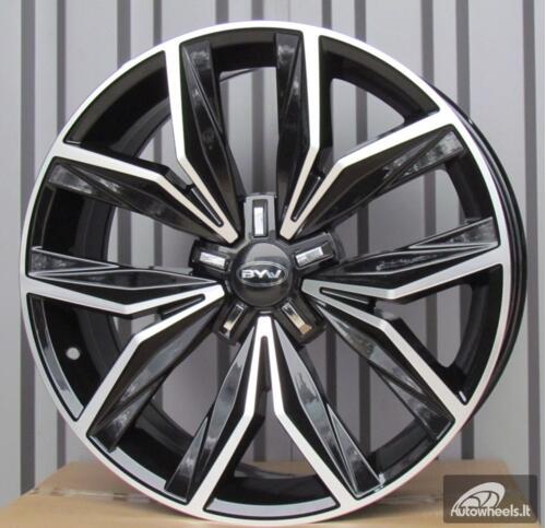 Ratlankis R19x8  5X112  ET  43  57.1  B1269  Black Polished (MB)  For VW  (Z2)
