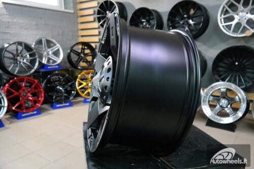Ratlankis R18x9  12X132/139  ET  M12  110.1  A5187  Black Matt (BM)  For 4X4  (Z1)