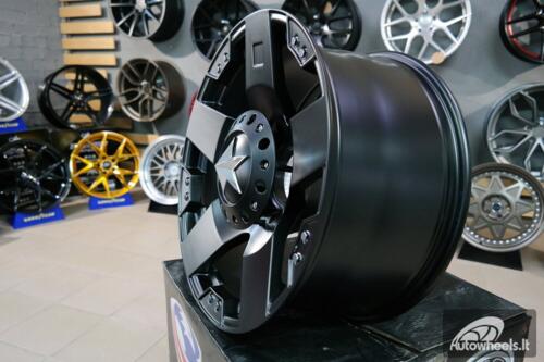 Ratlankis R18x9  10X120/127  ET  M12  78.1  A5187  Black Matt (BM)  For 4X4  (Z1)