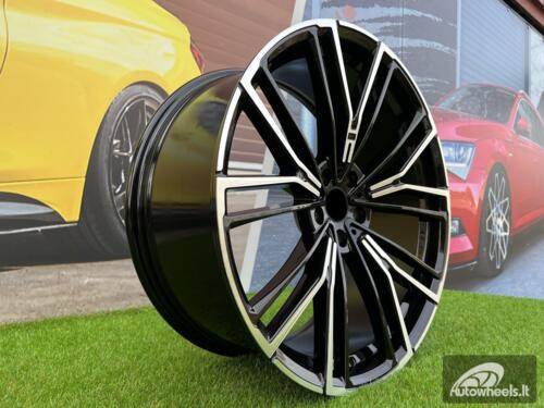 Ratlankis R20x9  5X112  ET  44  66.6  B5964  Black Polished (MB)  For BMW  (P+K4+K2)  (New Model BMW 5 (Rear+Front))