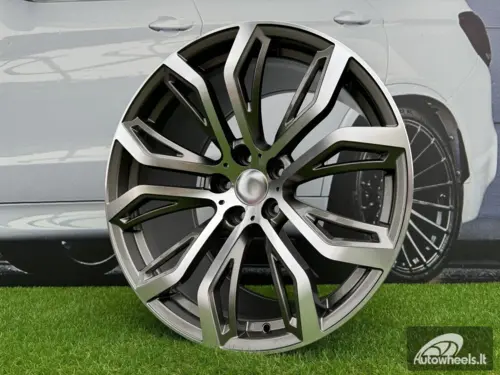Ratlankis R21x10.5  5X120  ET  45  74.1  A5040  (BK510)  Grey Polished (MG)  For BMW  (P)  (Rear+Front)