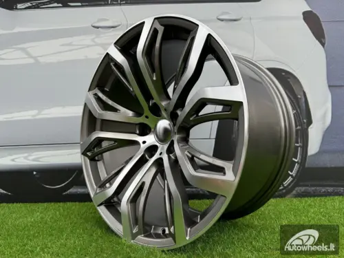 Ratlankis R21x10.5  5X120  ET  45  74.1  A5040  (BK510)  Grey Polished (MG)  For BMW  (P)  (Rear+Front)