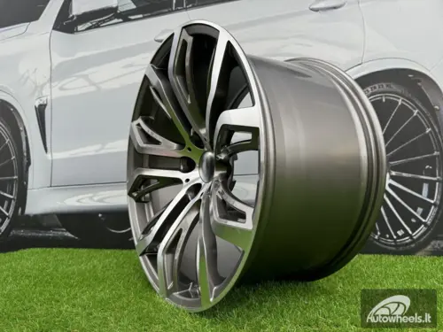 Ratlankis R21x10.5  5X120  ET  45  74.1  A5040  (BK510)  Grey Polished (MG)  For BMW  (P)  (Rear+Front)