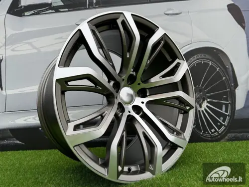 Ratlankis R21x10.5  5X120  ET  45  74.1  A5040  (BK510)  Grey Polished (MG)  For BMW  (P)  (Rear+Front)