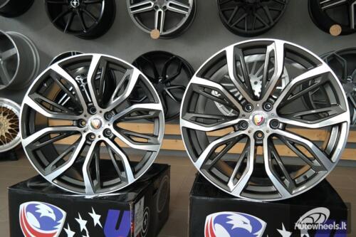Ratlankis R21x11.5  5X120  ET  38  74.1  A5040  (BK510)  Grey Polished (MG)  For BMW  (K4)  (Rear+Front)