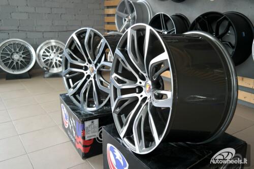 Ratlankis R21x11.5  5X120  ET  38  74.1  A5040  (BK510)  Grey Polished (MG)  For BMW  (K4)  (Rear+Front)