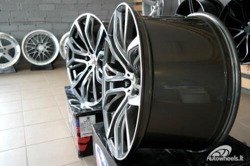 Ratlankis R21x11.5  5X120  ET  38  74.1  A5040  (BK510)  Grey Polished (MG)  For BMW  (K4)  (Rear+Front)