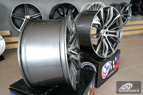 Ratlankis R21x11.5  5X120  ET  38  74.1  A5040  (BK510)  Grey Polished (MG)  For BMW  (K4)  (Rear+Front)