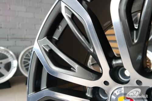 Ratlankis R21x11.5  5X120  ET  38  74.1  A5040  (BK510)  Grey Polished (MG)  For BMW  (K4)  (Rear+Front)