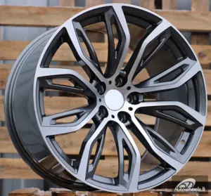 Ratlankis R21x11.5  5X120  ET  38  74.1  A5040  (BK510)  Grey Polished (MG)  For BMW  (K4)  (Rear+Front)