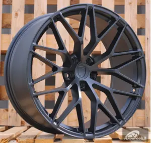 Ratlankis R21x9.5  5X112  ET  26  66.5  3S1067  Black Half Matt (BLHM)  For PORCH  (K2)  (HYBRID FORGED(New Macan)(Rear+Front))