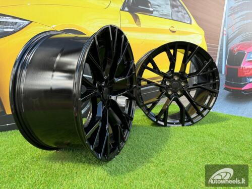 Ratlankis R22x9.5  5X112  ET  37  66.6  B5769  Black (BL)  For BMW  (K4)  (HYBRID FORGED Rear+Front)