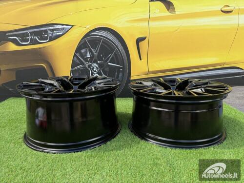 Ratlankis R22x9.5  5X112  ET  37  66.6  B5769  Black (BL)  For BMW  (K4)  (Rear+Front)