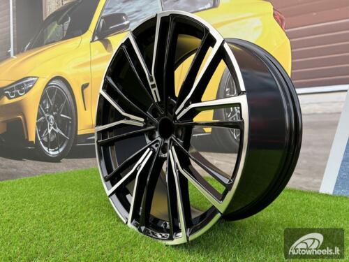 Ratlankis R19x8  5X112  ET  30  66.6  B5964  Black Polished (MB)  For BMW  (K4+Z7+P)  (New Model BMW 5 (Rear+Front))