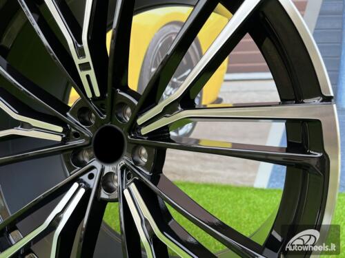 Ratlankis R19x8  5X112  ET  30  66.6  B5964  Black Polished (MB)  For BMW  (K4+Z7+P)  (New Model BMW 5 (Rear+Front))